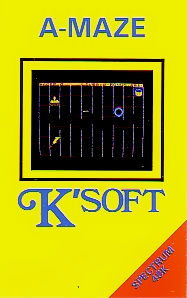 A-Maze box art for ZX Spectrum